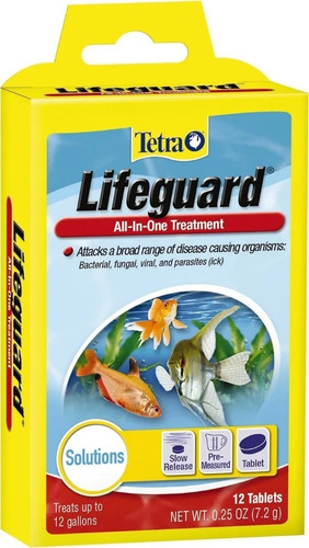 Tetra Lifeguard 12 Tabletas Polivalente Bacterias Hongos
