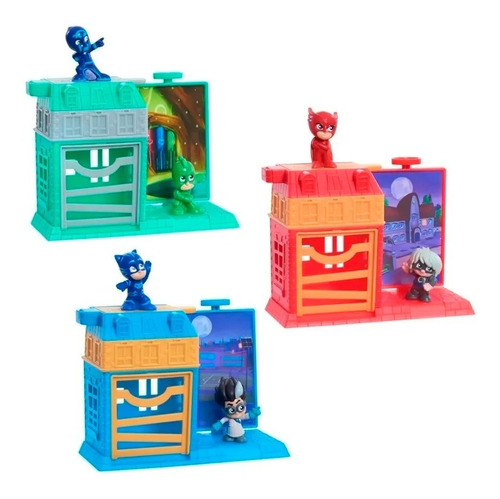 Pj Masks Escape Colección Gekko, Catboy, Owlette