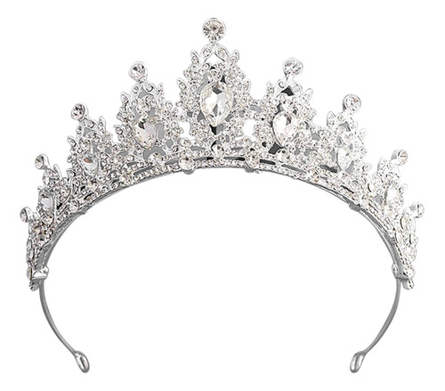 Corona De Cristal Nupcial Tiara, Tiara De Bodas Y Cumpleaños