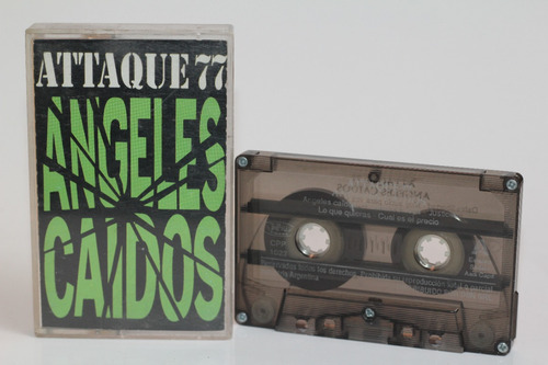 Cassette Attaque 77 Ángeles Caidos 1992