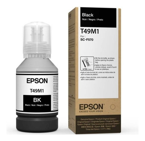 Tinta De Sublimacion T49m1 Negro F170  F570 Y F571