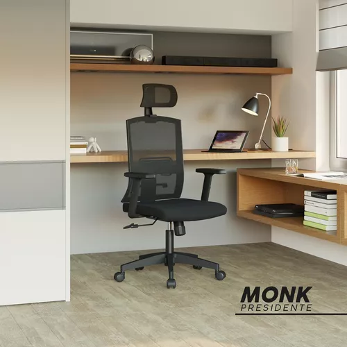 Silla Ergonómica- MONK PRESIDENTE - Sillas y Muebles de Oficina