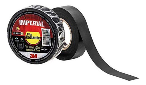 Fita Isolante Imperial 3m 18mm X 20 Metros X 0.13mm