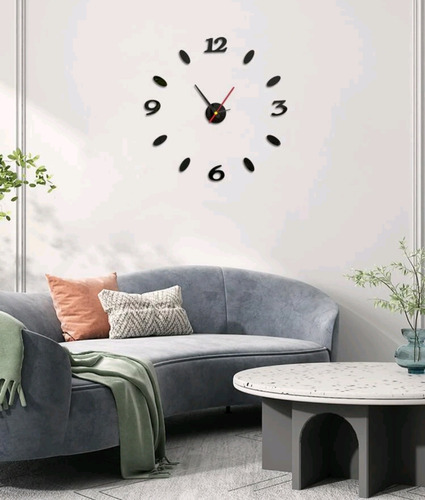 Set De Reloj De Pared Mural Vinilico 