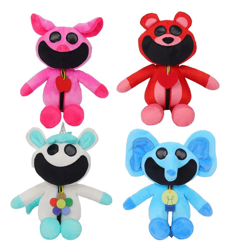 4pcs/set Poppy Playtime Smiling Critters Peluche Muñeca 30cm