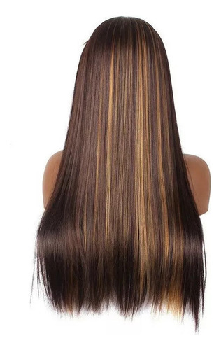 Para Peluca De Diadema Larga Recta For Mujer