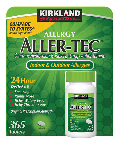 Kirkland Alergias 365 Tabletas