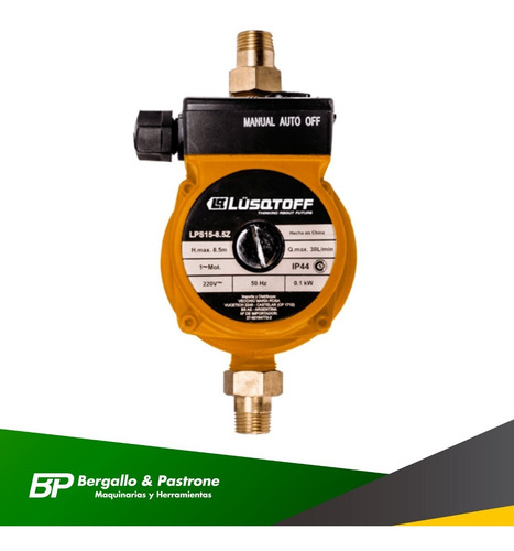 Imagen 2 de 7 de Bomba De Agua Presurizadora Lusqtoff 8.5m 220v 30l