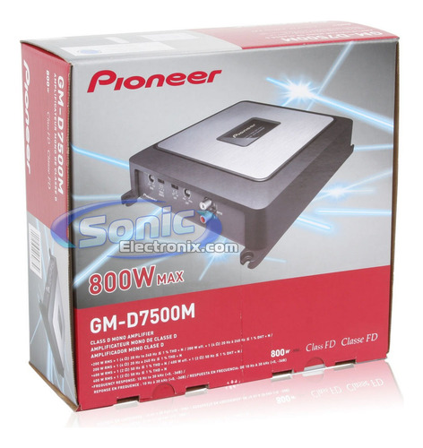 Gm D7500m Amplifier Pioneer Gm Digital Seri 800 Watt Class D