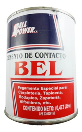 Cemento De Contacto 1/8 Galón Bell Power