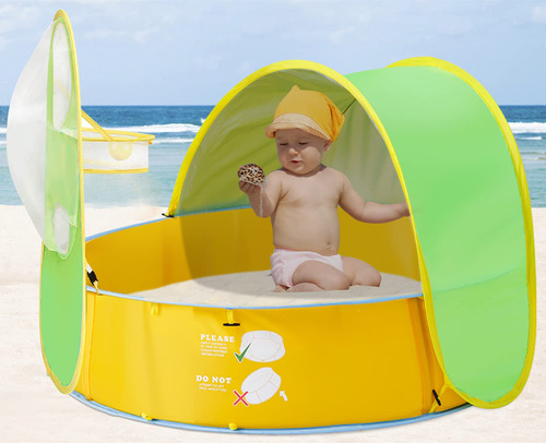 Fbsport Tienda De Campana De Playa Para Bebes, Piscina Para