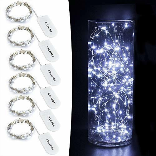 Luces De Cadena Blanco Verde Pack 6 Piezas 20 Leds 3.3 Pies