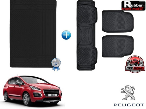 Tapetes 3pz + Tapete Cajuela Rd Peugeot 3008 2016