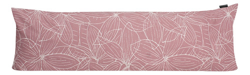 Fronha Para Travesseiro De Corpo 0.50x1.35m - Botânico Rosê