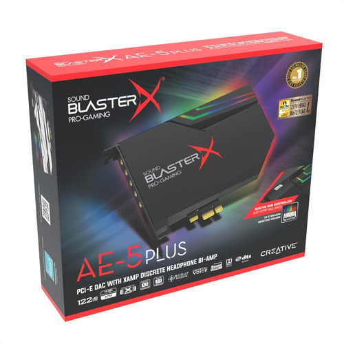 Placa De Sonido Creative Sound Blasterx Ae-5 Plus - Flex