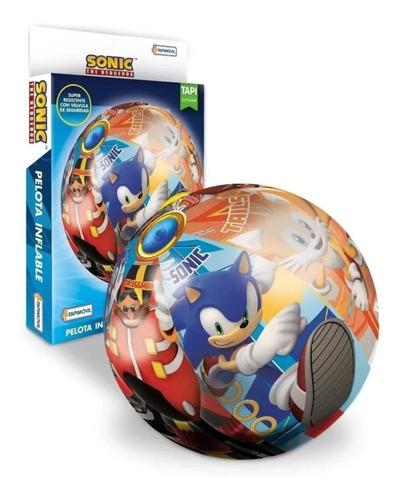 Pelota Inflable Verano Sonic 45cm Tapimovil