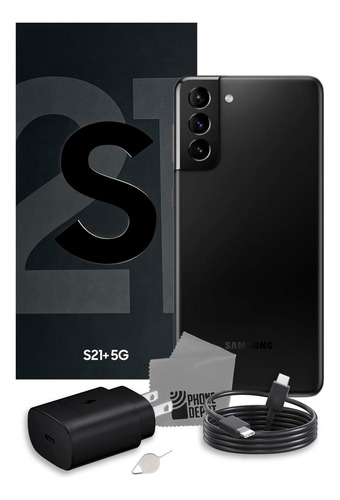 Samsung Galaxy S21 Plus 5g 128 Gb 8 Gb Ram Negro Caja Original  (Reacondicionado)