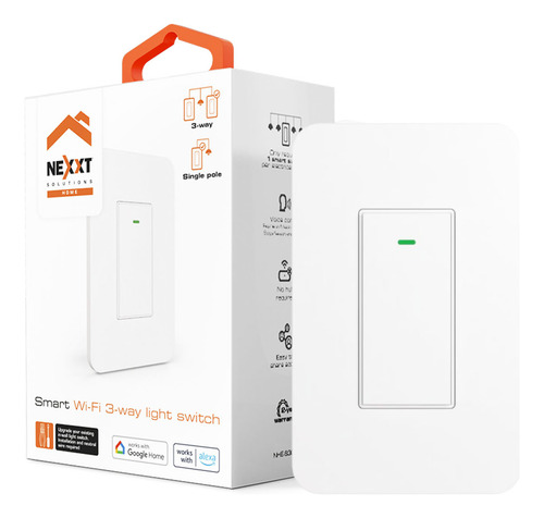 Nhe-s300 Interruptor Smart 3vías Temporizador Activación Voz