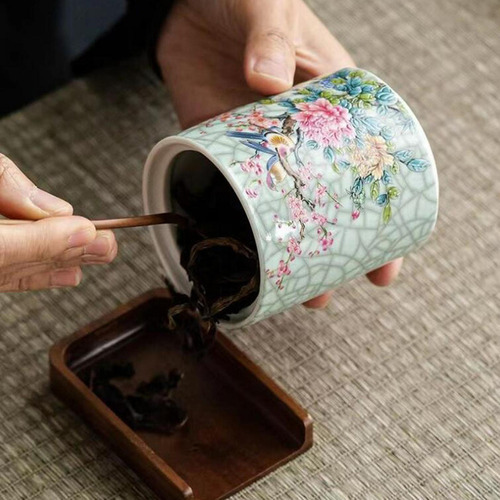 Tarro De Té De Elegante Tarro De Botella De Almacenamiento