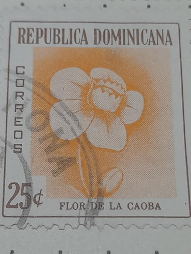 Estampilla     Flor De La Caoba    25      0808   A3