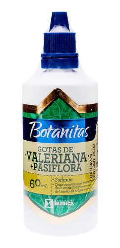 Valeriana + Passiflora Gotas Botanitas (medick)