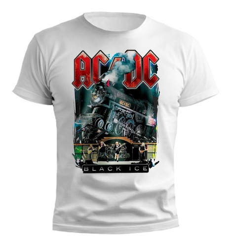 Remera Acdc Black Ice Diseño Exclusivo