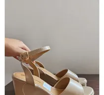 Comprar Sandalias Plataformas De Dama Tacón Cómodo