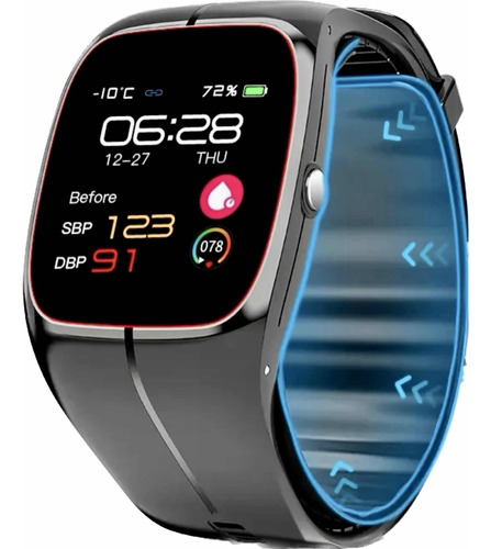 Smartwatch 2024  Presion Arterial Inflable Monitoreo Adultos