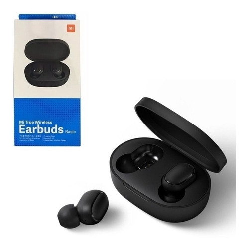 Imagem 2 de 6 de Mi True Wireless Earbuds Basic Preto Bluetooth 5.0