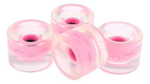 Paquete De 8 Ruedas De Patineta Longboard Light-up De 70 Mm