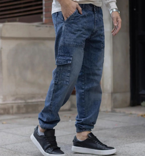 Jean Cargo Con Puño