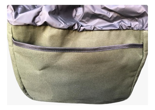 Par Afastadores E Alforge Lona/couro Meteor 350 V. Militar