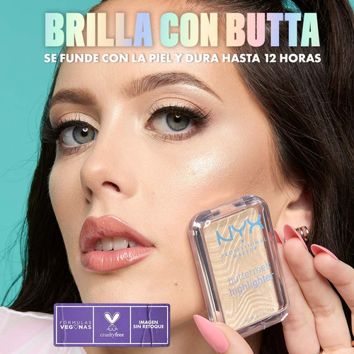 Iluminador Cremoso Buttermelt Highlighter De Nyx Butta Than Gold