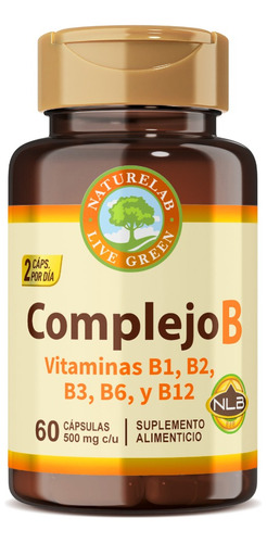 Complejo B® - Ayuda Sistema Nervioso 60 Cápsulas De 500mg - 