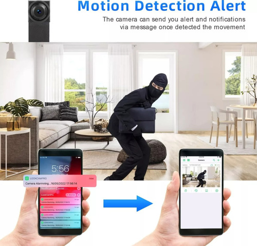 Mini Cámara Espía Smart Camara Ip Wifi Visión Hd 1080p
