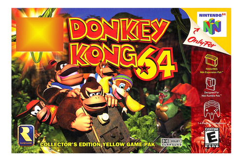 Donkey Kong 64 - Original Juego Caja Manual Muy Buen Estado 