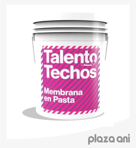 Polacrin Talento Techos Membrana En Pasta X 10 Color Negro