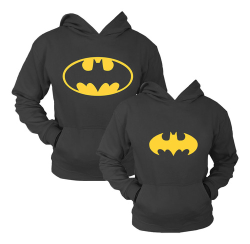 Duo 2 Sudaderas Super Héroes Pareja Amigos Novios Hoodie