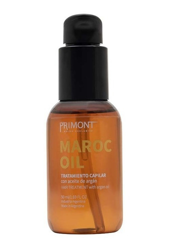 Serum Maroc Oil Argan Primont Tratamiento Capilar X50 Ml