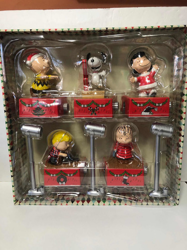 Snoopy Hallmark Set De Ornamentos Navideños (Usado)