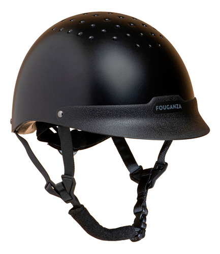 Casco De Equitación 100 Fouganza Negro