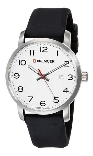 Relógio Casual Suíço Wenger Avenue Pulseira De Silicone