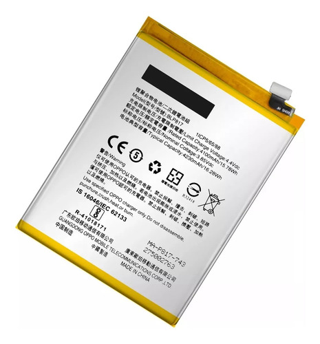 Bateria Compatible Con Oppo A15 Blp817 4100mah Interna