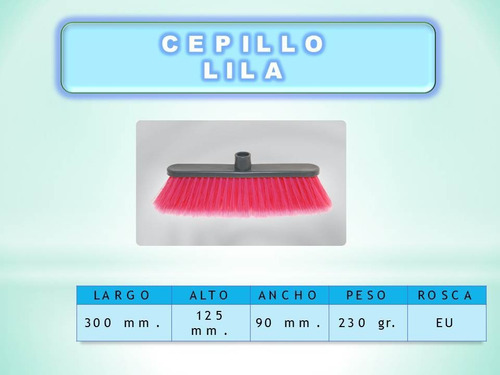 Cepillo De Barrer Lila