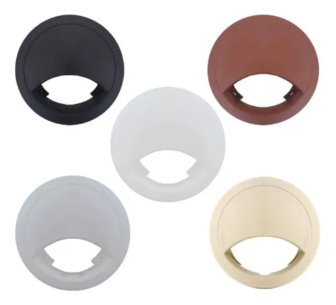 Kit 05 Passa Fio E Cabo Pequeno Ou Grande 45mm E 59mm Móveis