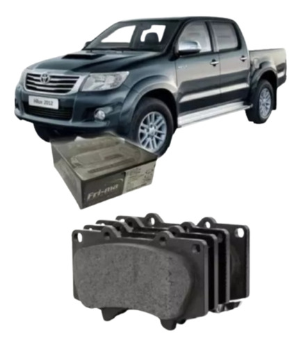 Pastilla De Freno P/ Toyota Hilux 3.0 Sw4 3.0 Desde 2009