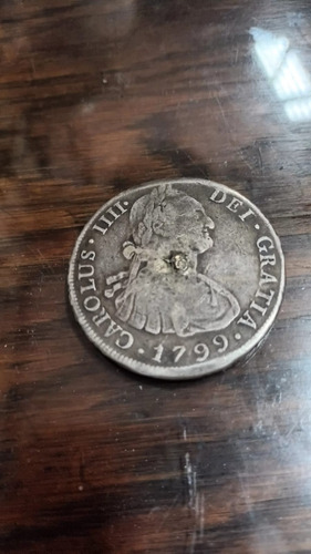 Moneda De 8 Reales- De Plata- Año 1799