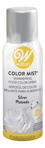 Spray Comestible Plateado Color Mist 42g Wilton 710-5521
