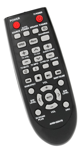 Reemplazo Remoto Ah59-02547b Para Barra De Sonido Ah68-02644