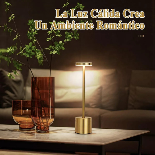 Lámpara De Mesa Con Touch Recargable Usb Led Decorativas